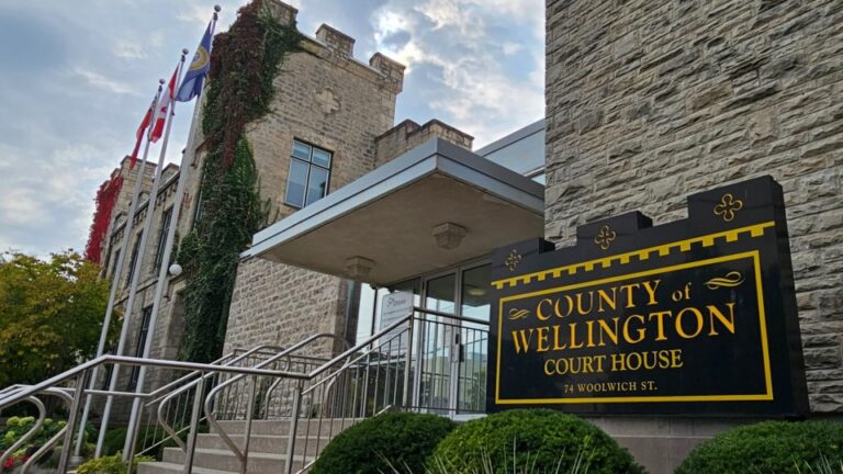 View of the Front of the Guelph Superior Court